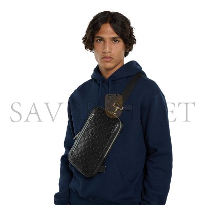 GUCCI GG EMBLEM SMALL CROSSBODY BAG 862915 (28*17*3cm)